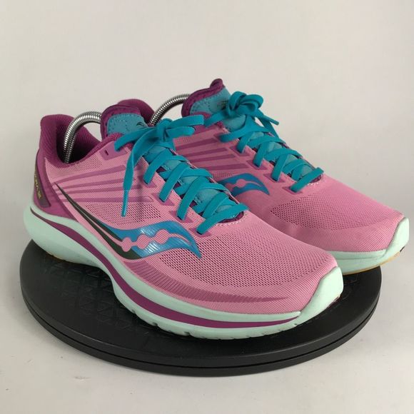 Saucony Kinvara 12 Pink Athletic Running Shoes S10619-26 Women’s Size 11 - Picture 3 of 12
